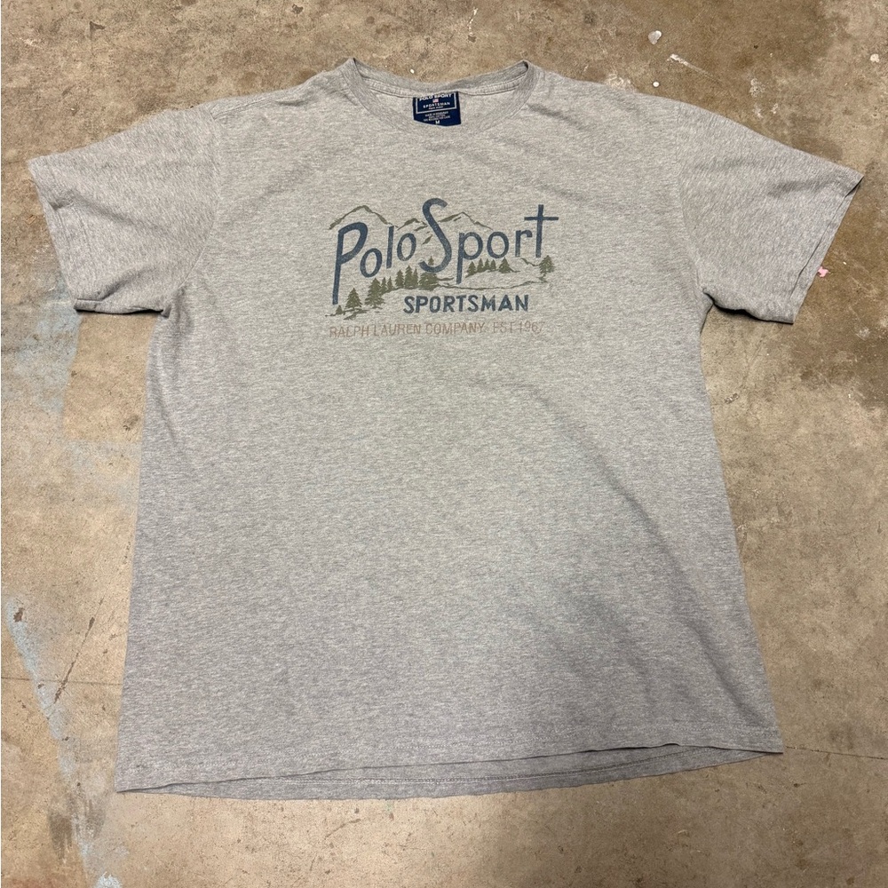Vintage Polo sport Ralph Lauren Sportsman Outdoor Wilderness Size Medium Y2K